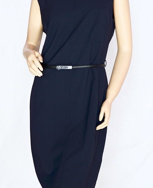 РОКЛЯ ТЪМНО СИНЯ С КОЛАНЧЕ ESPRIT