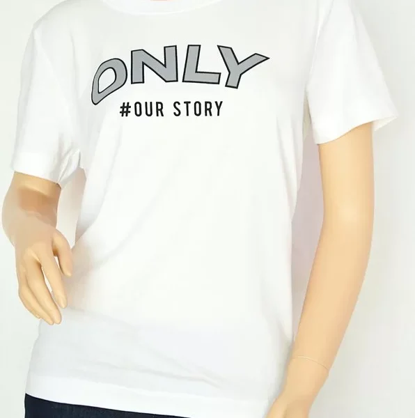 ТЕНИСКА БЯЛА ONLY