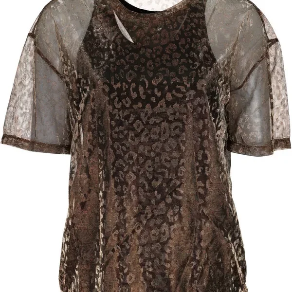 GUESS БЛУЗА С МЕТАЛНА НИШКА