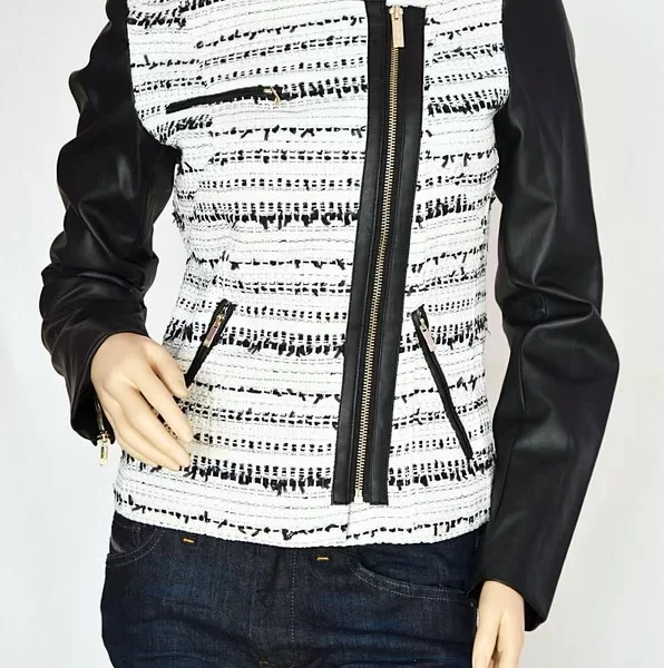 САКО С КОЖЕНИ РЪКАВИ  MORGAN ФРАНЦИЯ