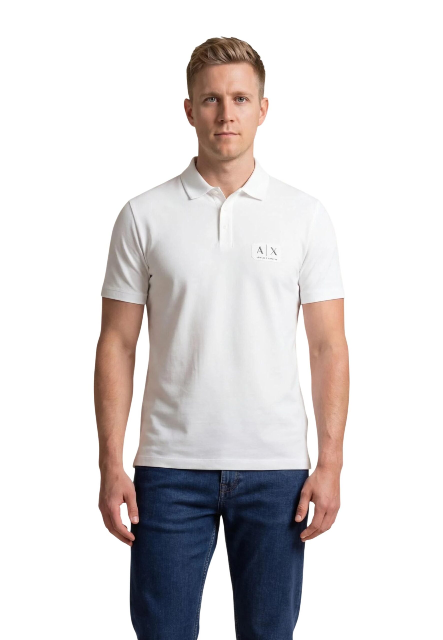 Armani Exchange Блузи с яка Мъжe
