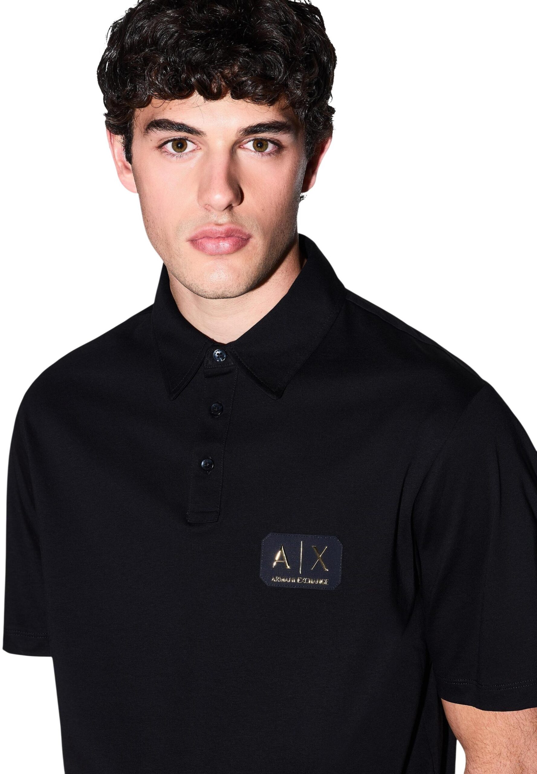 Armani Exchange Блузи с яка Мъжe - Image 4