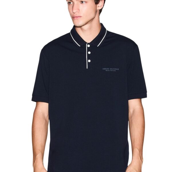 Armani Exchange Блузи с яка Мъжe